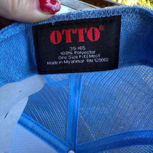 Montana Snap Back Foam Trucker Hat Dad Foam Cap Mesh Back Retro Script Sweatband - Picture 5 of 5